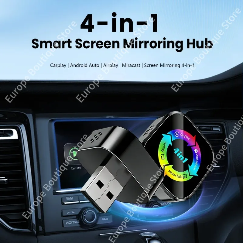 使いやすい4IN1ワイヤレスCarPlayアダプター。202 - Car Accessories Useful のレビューと価格