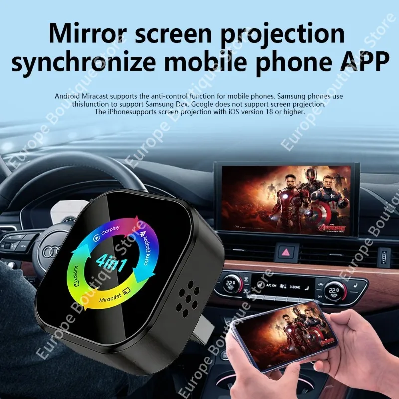 使いやすい4IN1ワイヤレスCarPlayアダプター。202 - Car Accessories Useful のレビューと価格