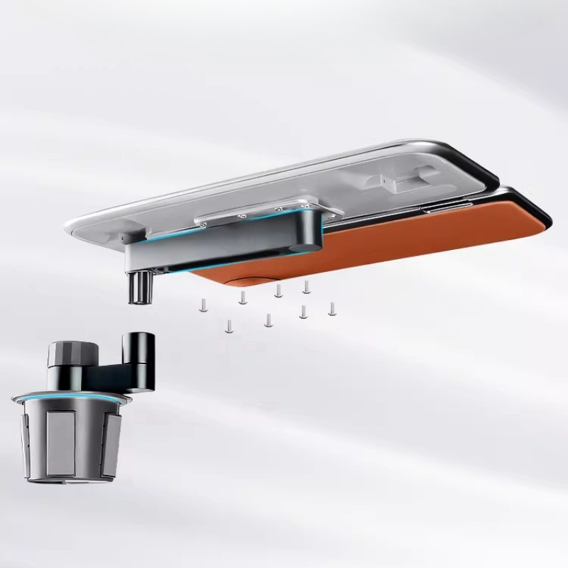 センターコンソール用小型テーブル 折りたたみ式カップホルダー - Back Seat Car Table のレビューと価格
