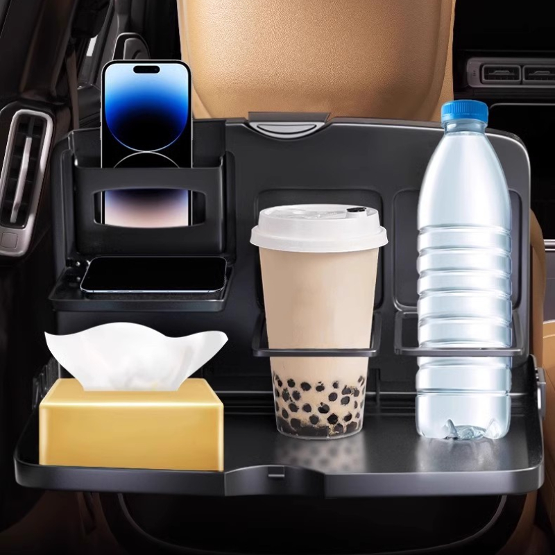 車のトレイテーブル車の後部座席テーブルダイニングドリンクカッ - Back Seat Car Table のレビューと価格