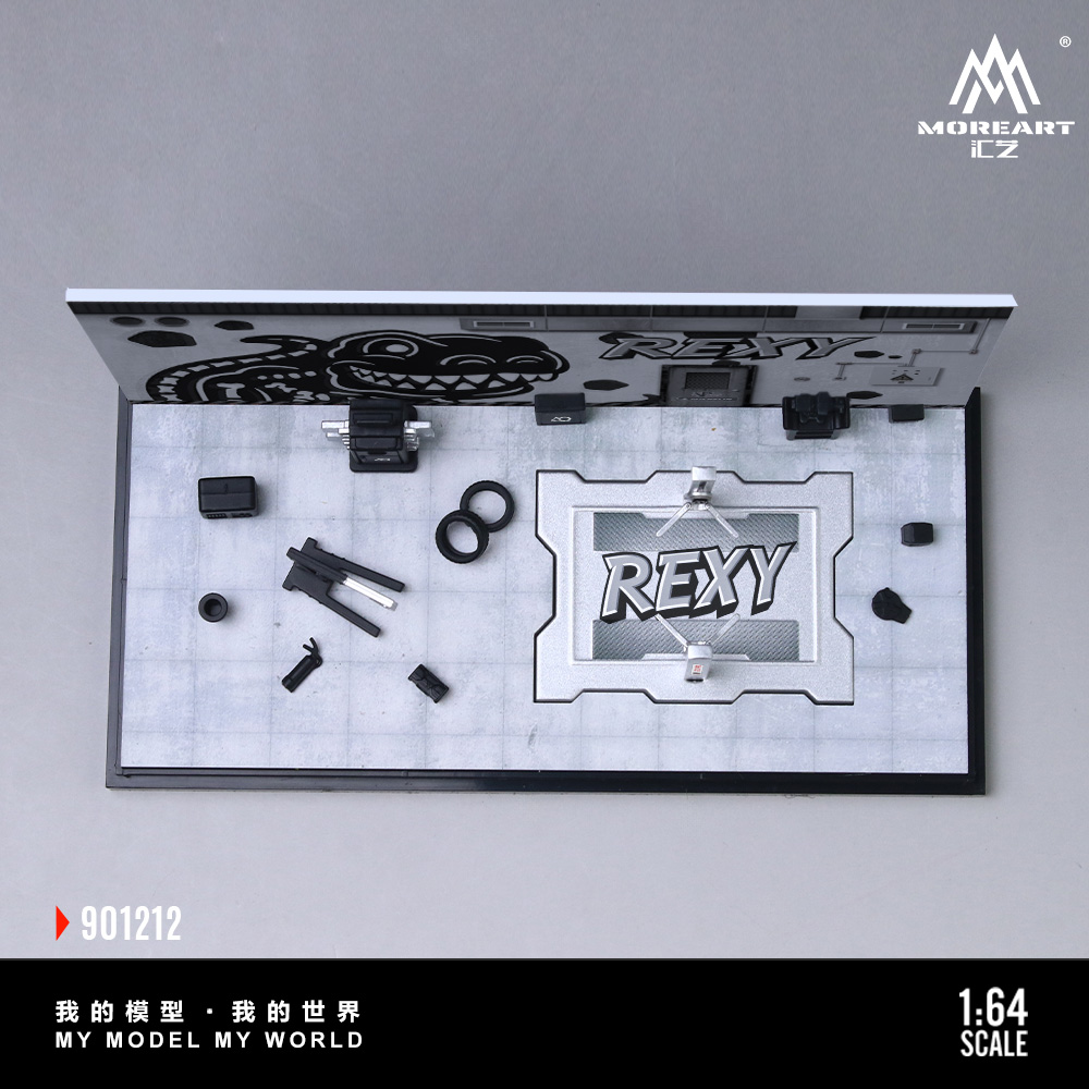 MoreArt 1:64 ガレージ修理工場ジオラマ 特別カス - Car Accessories Toy のレビューと価格