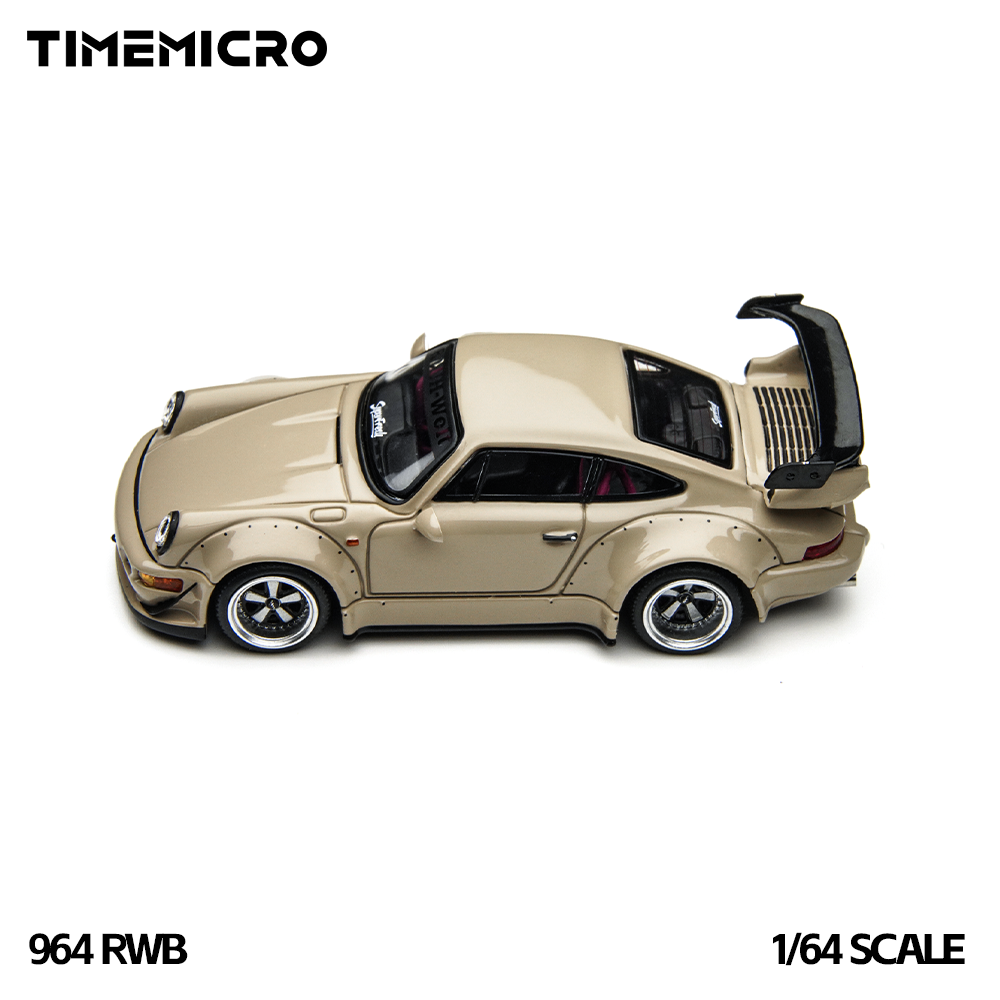 タイムマイクロ1:64 RWB 964 ベージュ ギフトボッ - Car Accessories Toy のレビューと価格