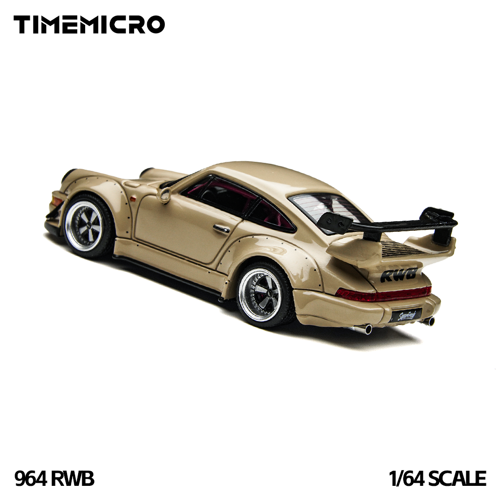 タイムマイクロ1:64 RWB 964 ベージュ ギフトボッ - Car Accessories Toy のレビューと価格