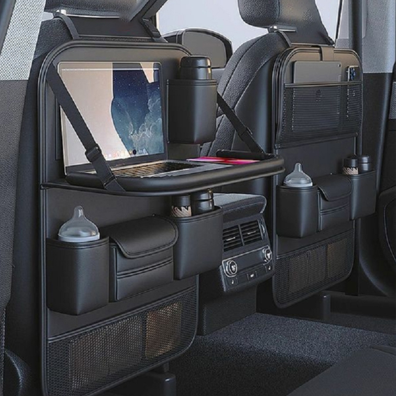 TCYATO 車用シートバック収納バッグ（テーブル付き）耐摩 - Back Seat Car Table のレビューと価格