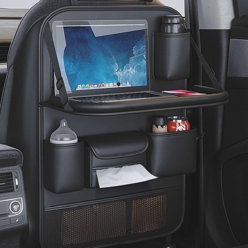 TCYATO 車用シートバック収納バッグ（テーブル付き）耐摩 - Back Seat Car Table のレビューと価格