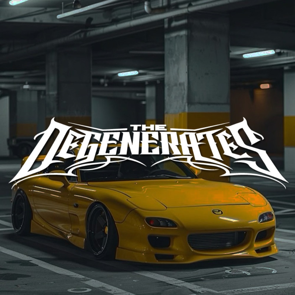 1pc THE DEGENERATES JDM スポーツ装飾 - Car Accessories Banner のレビューと価格
