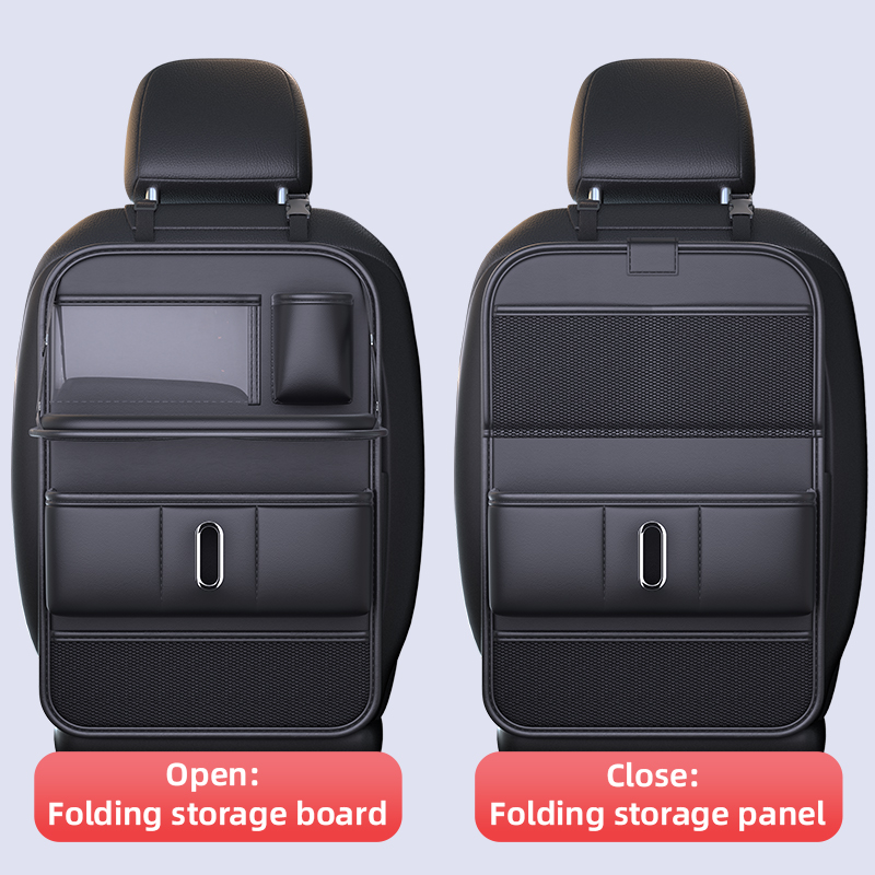 車用ゴミ箱、小型テーブルボードラック、折りたたみ式トレイ付き - Back Seat Car Table のレビューと価格