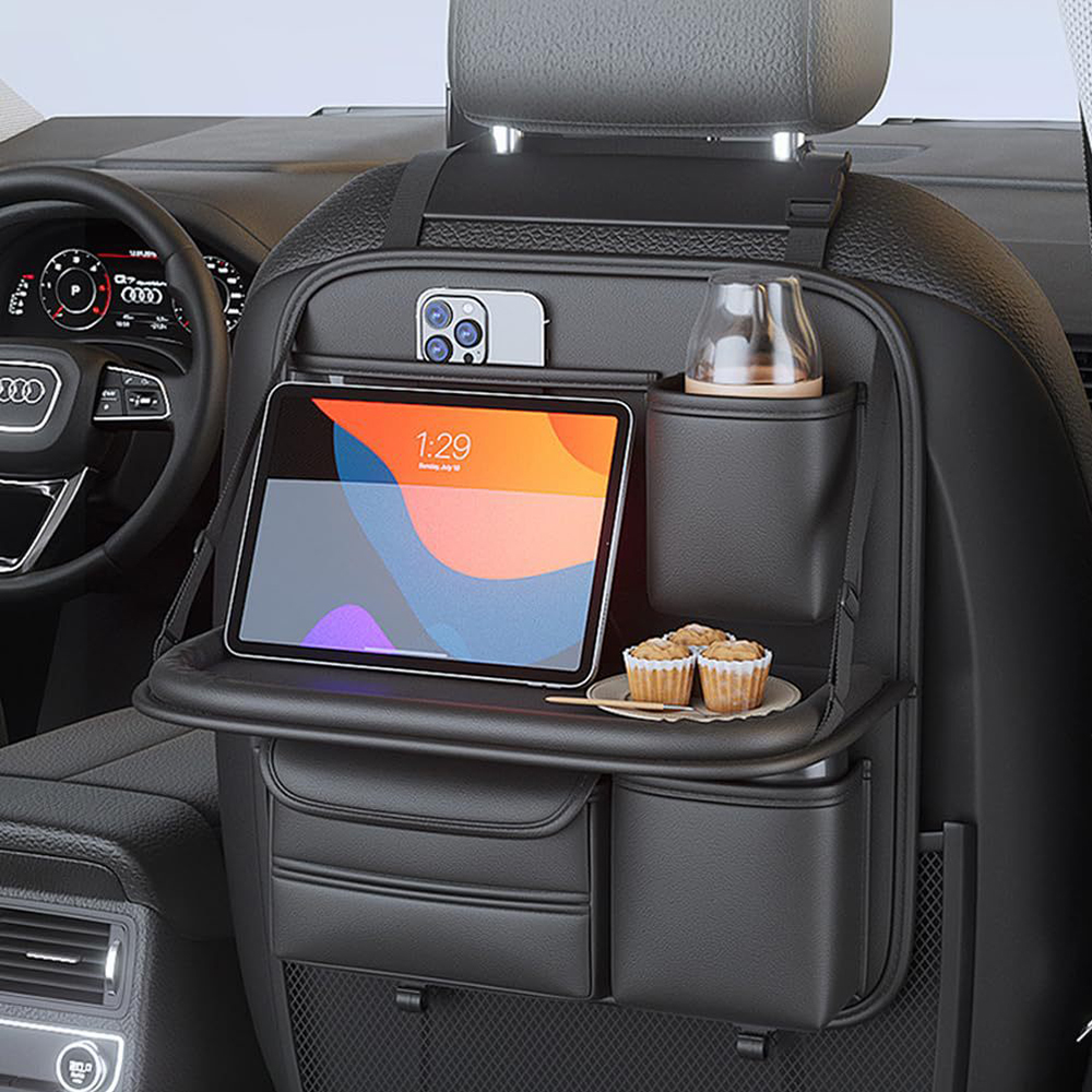 カーシートバック多機能収納バッグ大容量ポケット後部座席オーガ - Back Seat Car Table のレビューと価格